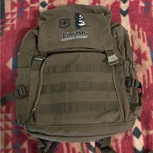Field & Co Vintage Cotton Collection Lincoln National Forest Brown Backpack